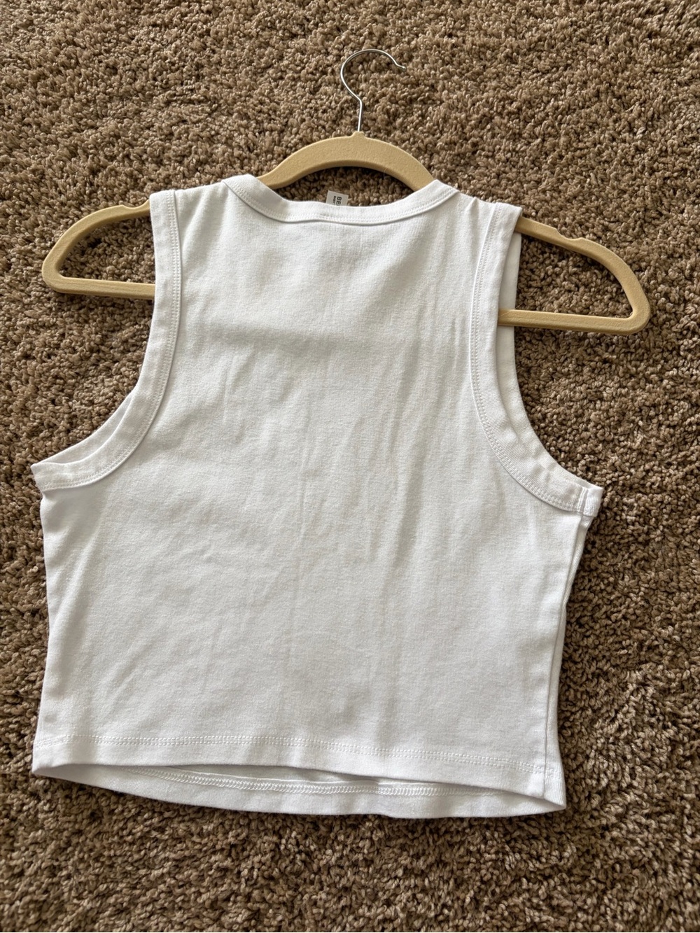 Graphic Crop Tank Top (Custom from Etsy) - White "Hold on Partner" Cowboy Frog - Picture 4 of 5